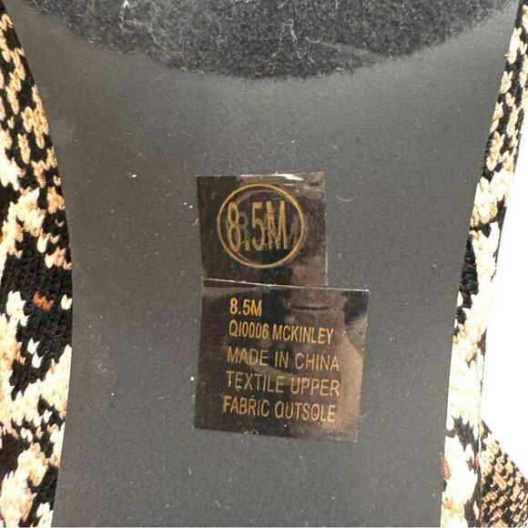 MIA McKinley Snake Print Sock Booties Sz 8.5 Stretch Knit Fabric Stiletto Heel - Picture 8 of 9